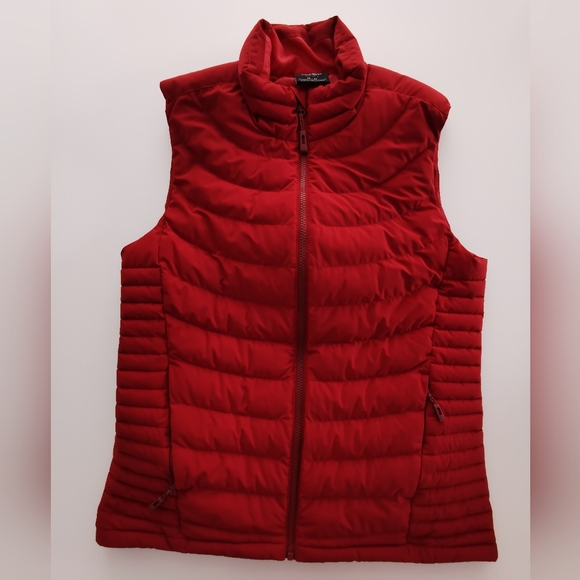 Wind River Jackets & Blazers - Wind River Red Zip Up Puffer Vest Funnel Neck Collar Size M